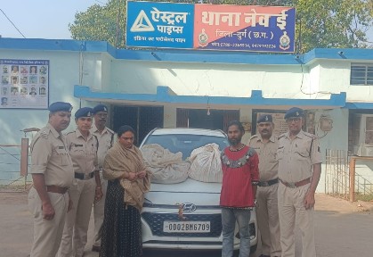  अंतर्राज्यीय नशे के कारोबारियों पर दुर्ग पुलिस की कार्यवाही उड़िसा के मादक पदार्थ गांजा के तस्करों पर दुर्ग पुलिस ने कसा शिकंजा,01 महिला सहित 02 आरोपी गिरफ्तार