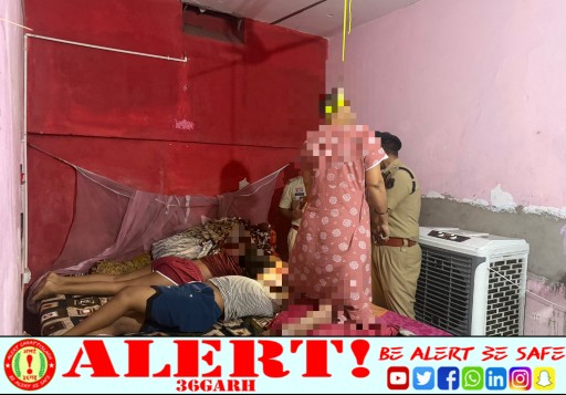  BREAKING NEWS आर्य नगर में दिल दहला देने वाला मामला — एक ही परिवार के 4 सदस्यों की मौत, पति-पत्नी फाँसी पर मिले