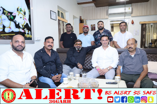  हैदराबाद से लौटने पर सभापति कृष्णा चंद्राकर का हालचाल जानने पहुंचे सर्व समाज कल्याण समिति के पदाधिकारी